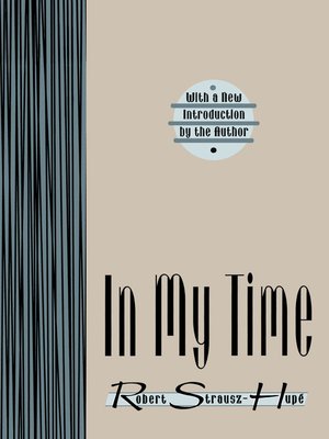 cover image of In My Time